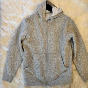 George Light Gray Kids Hoodie